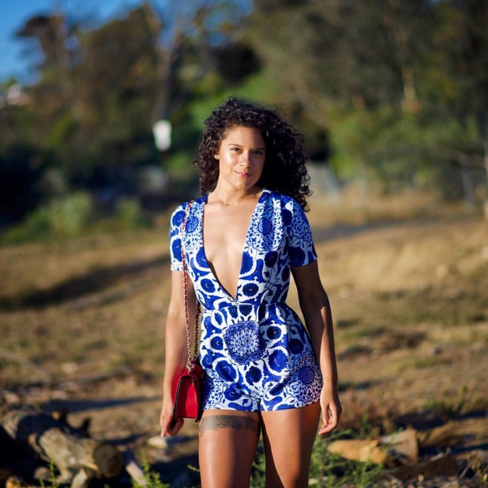 Deep V Plunge Romper